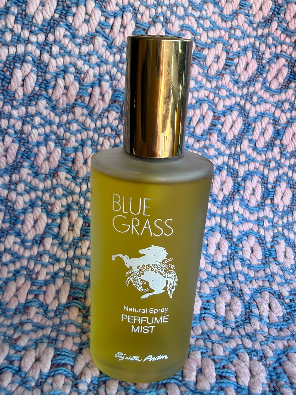 Vintage Elizabeth Arden Blue Grass Perfume Mist 2 oz. Full Bottle NWOT